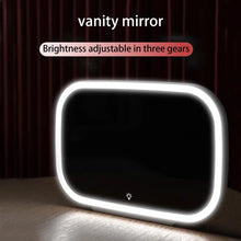 Load image into Gallery viewer, Car Visor Mirror with LED Light Car Interior Mirror Compact Large Screen  Excellent 7.8-inch Car LED Visor Vanity Mirror