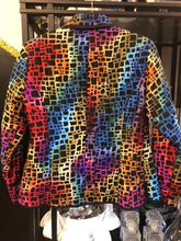 Load image into Gallery viewer, 100% SILK RAINBOW COAT, Size S #102