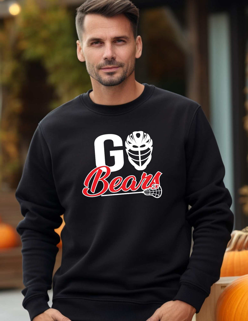 Boys Youth Lacrosse Go Bears Crewneck- Adult & Youth Sizes