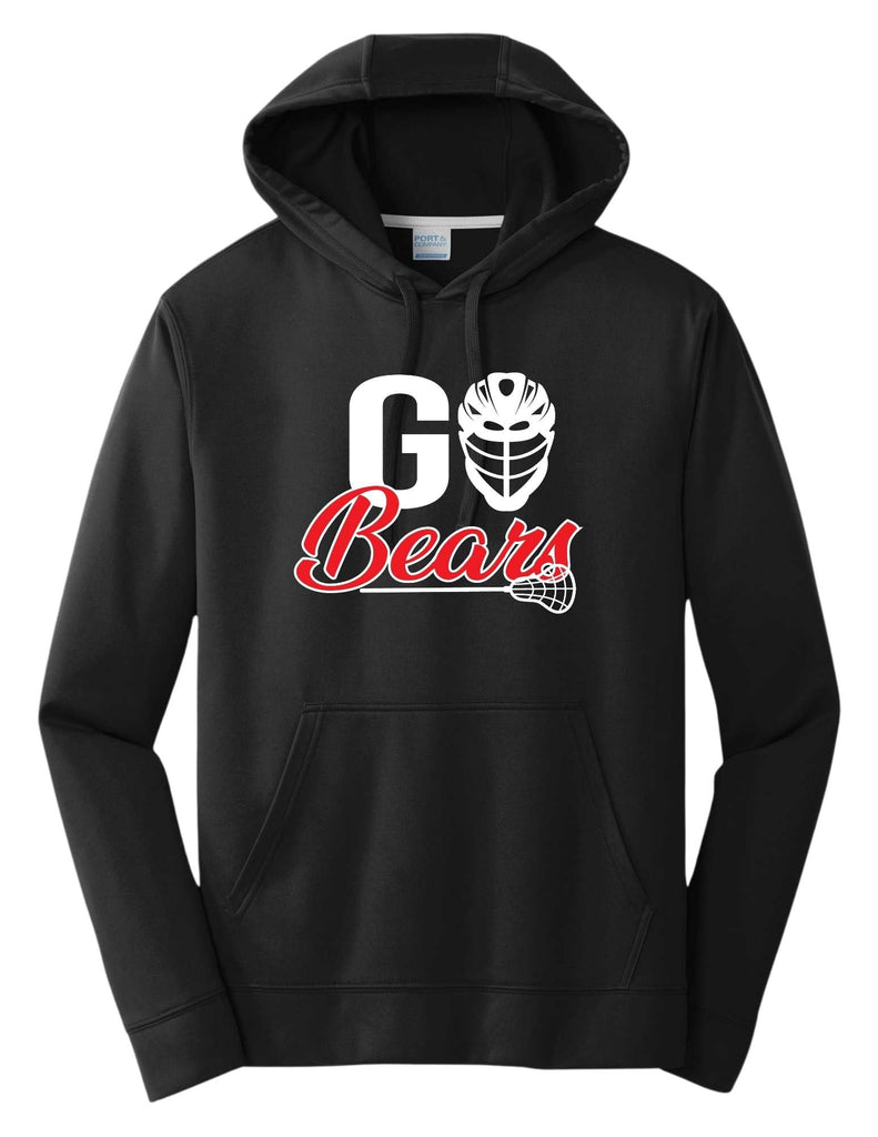 Boys Youth Lacrosse Go Bears Hoodie