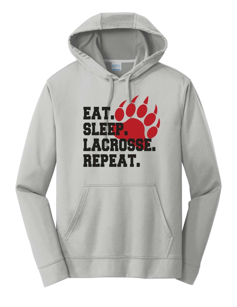 Boys Youth Lacrosse Eat Sleep Lacrosse Hoodie