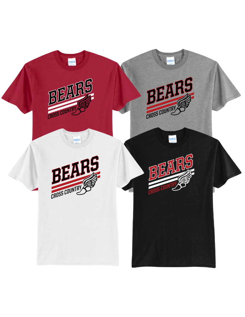 BR Cross Country T-Shirt Bears Slant