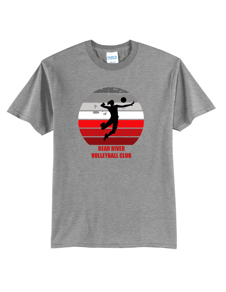 Volleyball Club T-Shirt Sunset