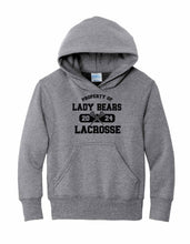 Load image into Gallery viewer, Youth Property of Lady Bears Lacrosse Hoodie