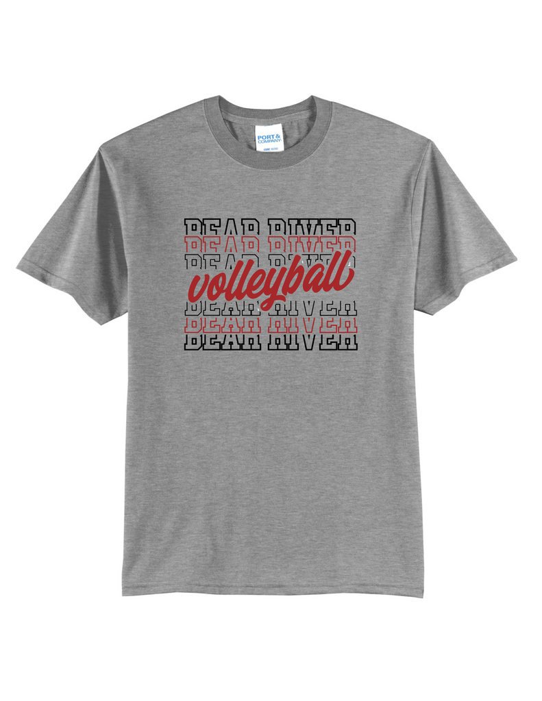 Volleyball Club T-Shirt Stacked