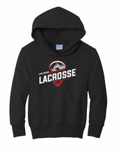 Load image into Gallery viewer, Youth Lady Bears Lacrosse Mountains Hoodie