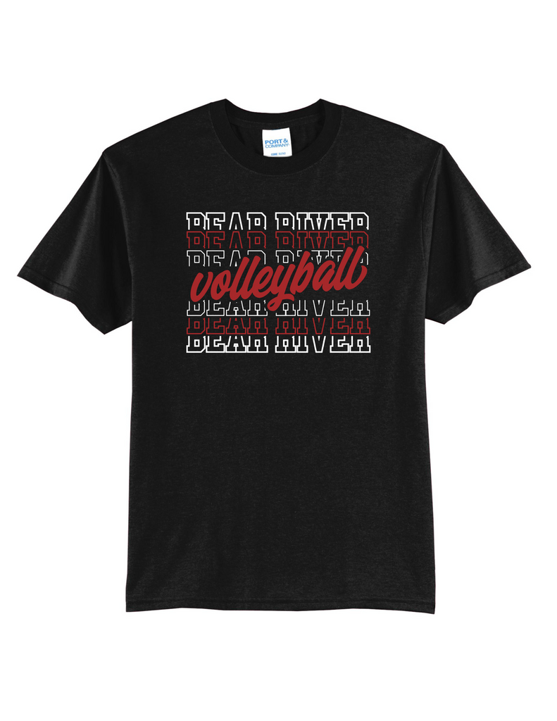 Volleyball Club T-Shirt Stacked