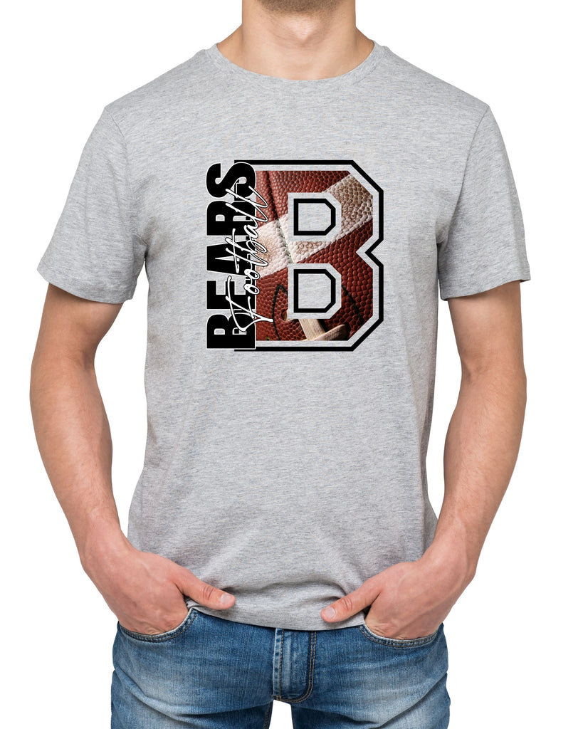 Bears Football Large B T-shirt