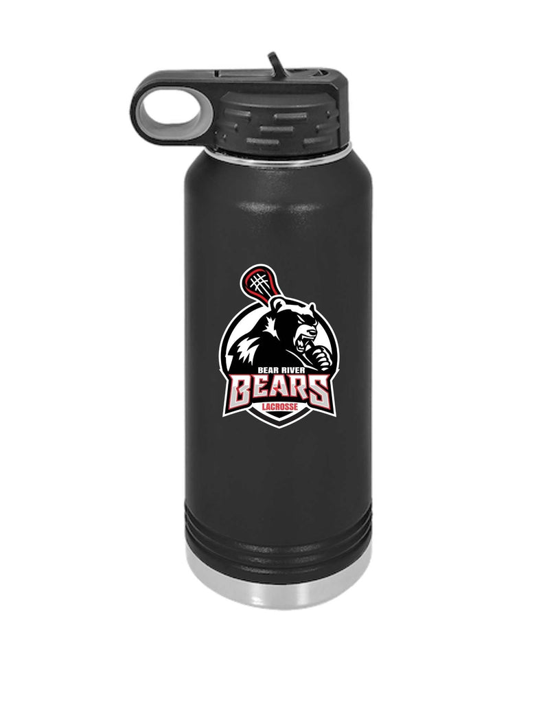 Boys Youth Lacrosse Water Bottle Sticker