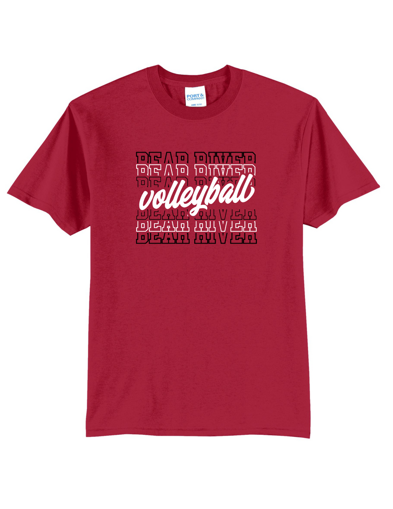 Volleyball Club T-Shirt Stacked