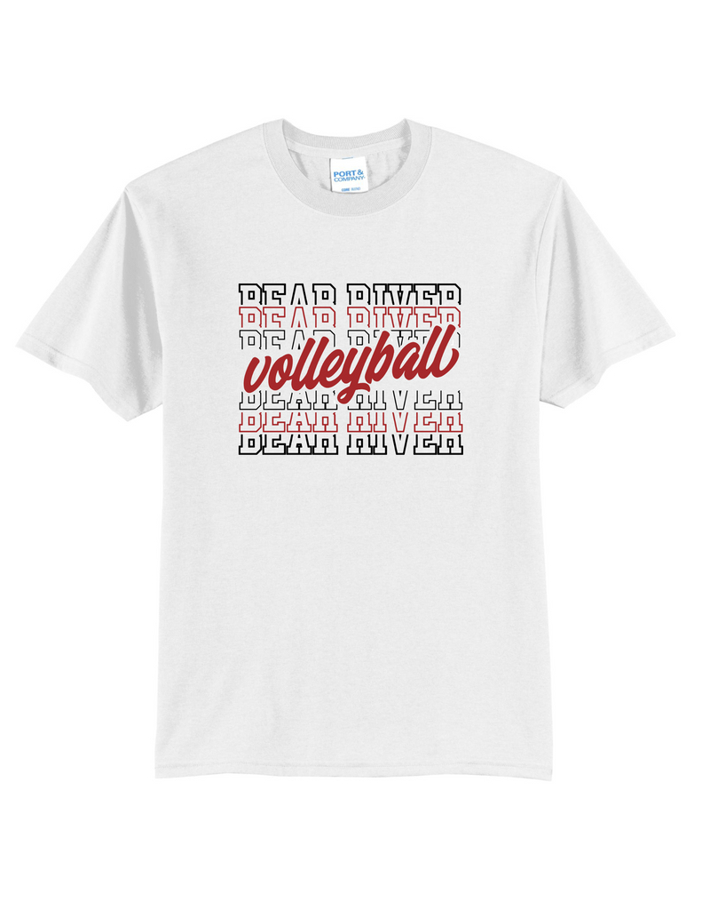 Volleyball Club T-Shirt Stacked