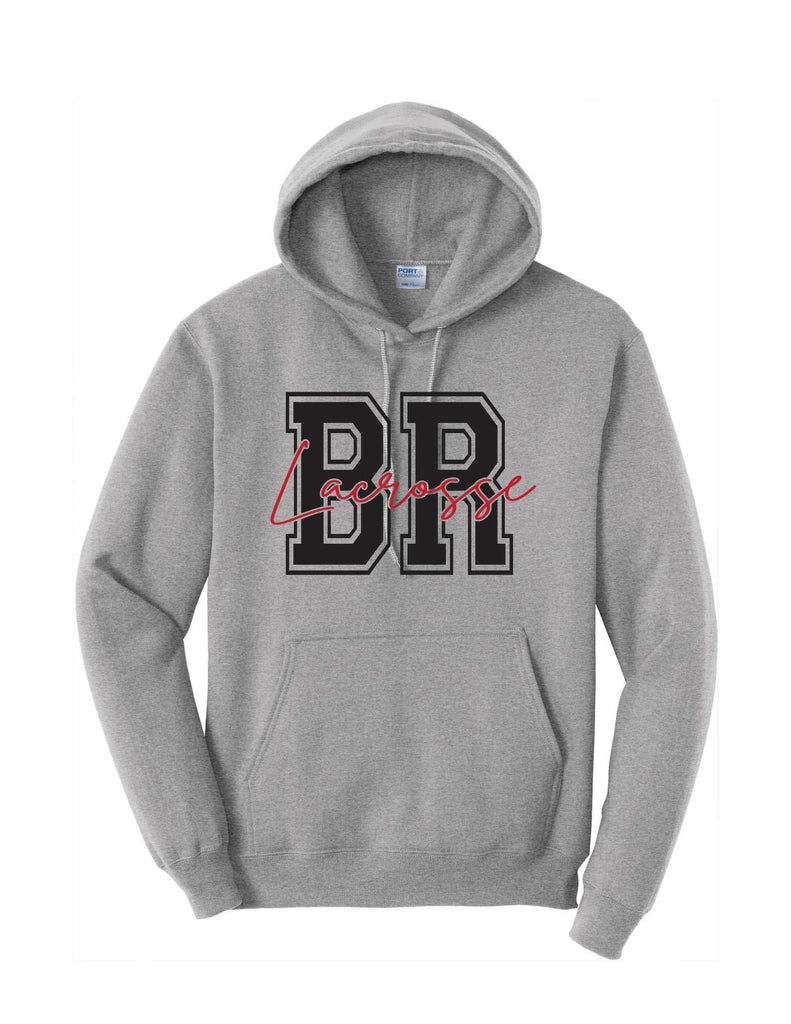 Boys Youth Lacrosse BR Lacrosse Cursive Hoodie- Adult & Youth Sizes