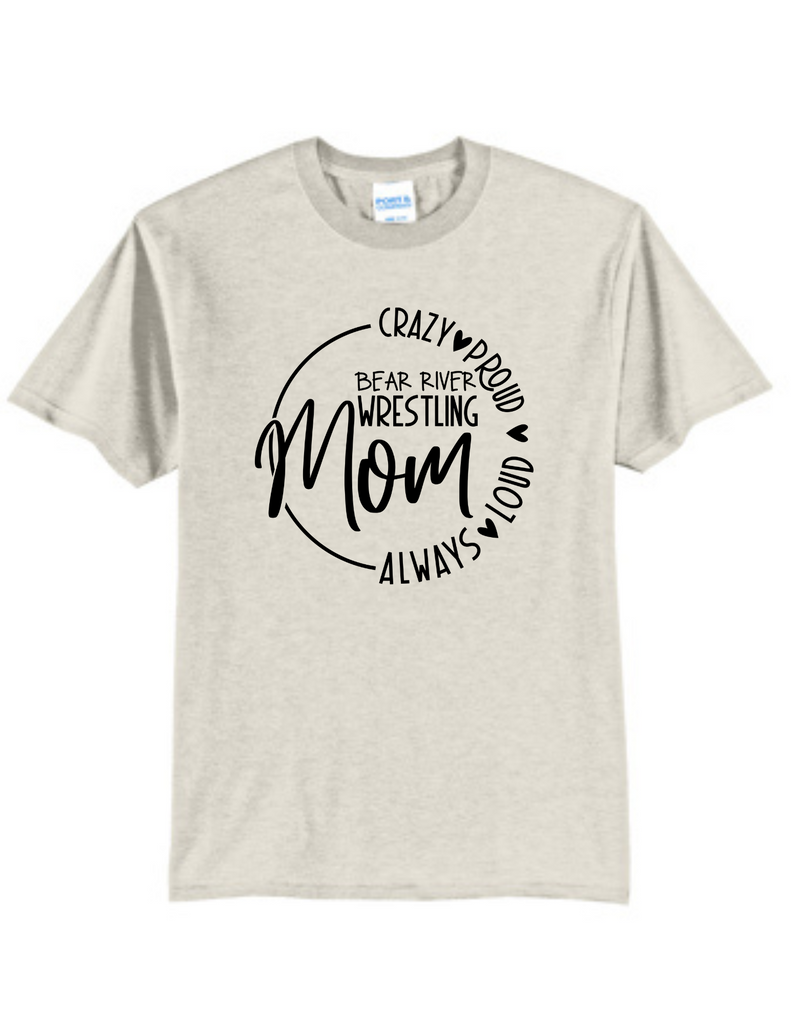 Boys Wrestling Unisex Crazy loud Mom T-Shirt