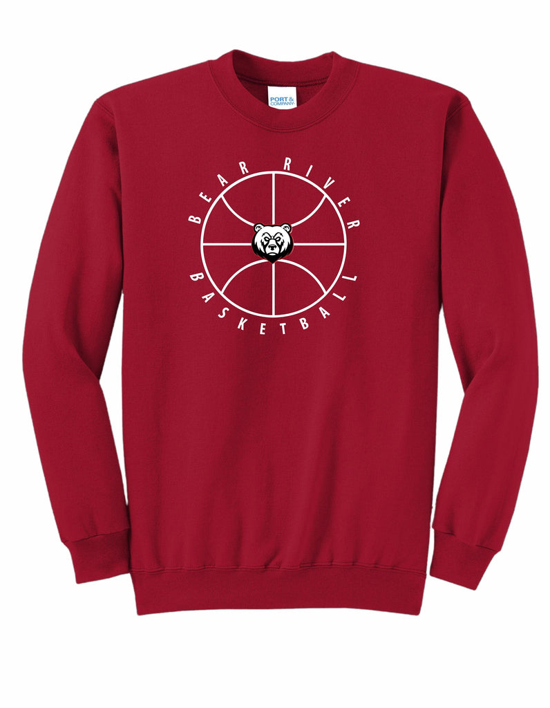 Boys Basketball Youth Crewneck