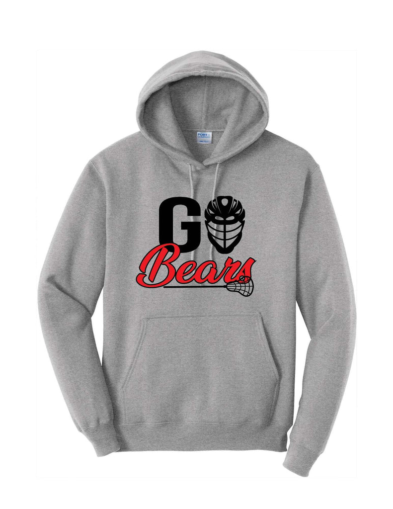 Boys Youth Lacrosse Go Bears Hoodie