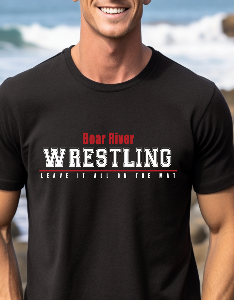 Boys Wrestling leave it on the mat  T-Shirt