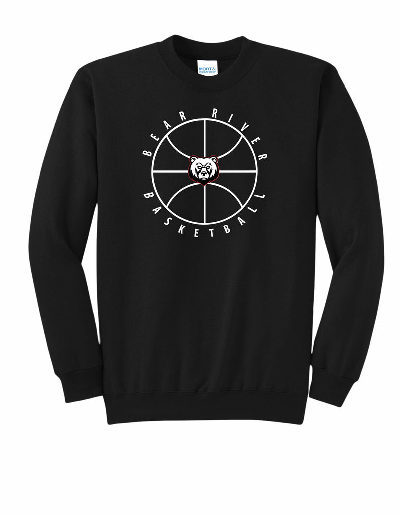 Boys Basketball Adult Crewneck