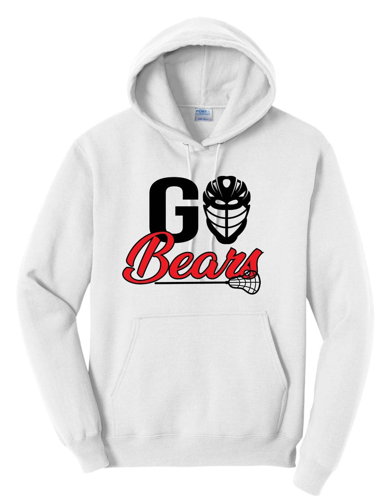 Boys Youth Lacrosse Go Bears Hoodie