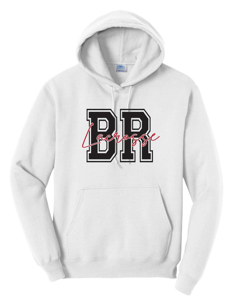 Boys Youth Lacrosse BR Lacrosse Cursive Hoodie- Adult & Youth Sizes