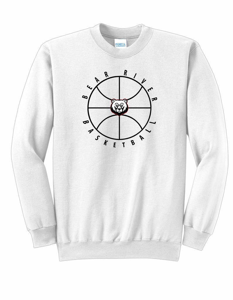 Boys Basketball Adult Crewneck