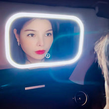 Load image into Gallery viewer, Car Visor Mirror with LED Light Car Interior Mirror Compact Large Screen  Excellent 7.8-inch Car LED Visor Vanity Mirror