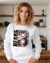 Load image into Gallery viewer, Bears Football Large B Crewneck