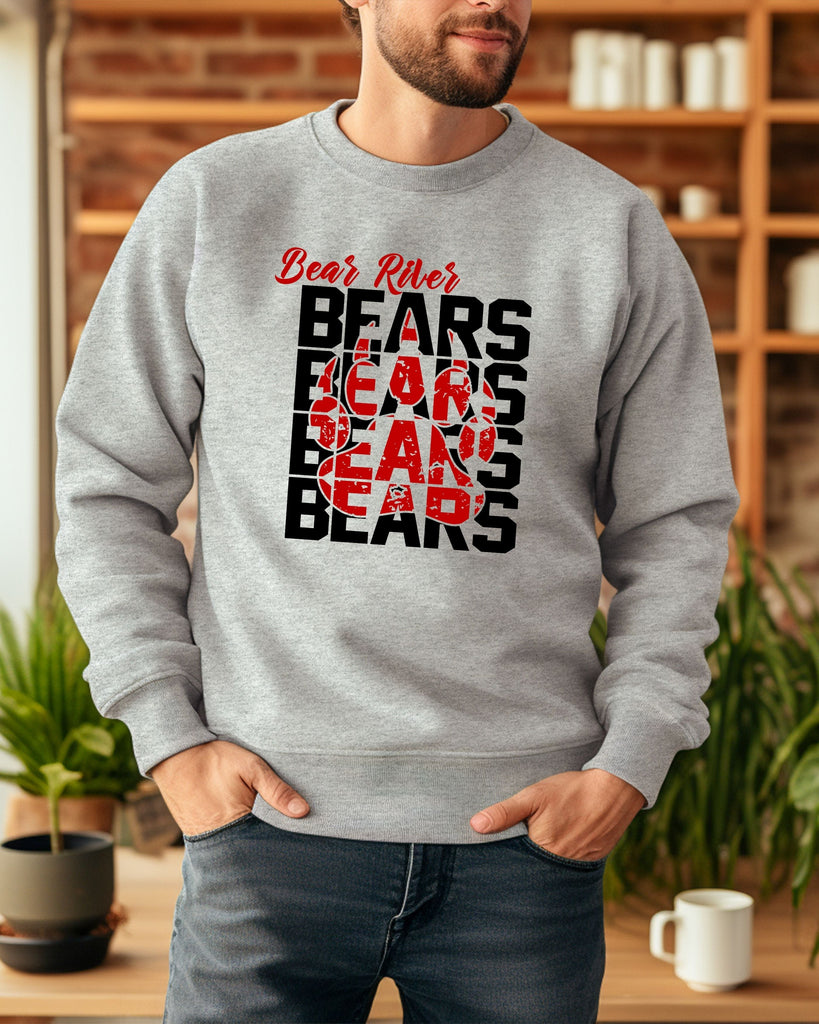 Bear River Bears Paw Crewneck