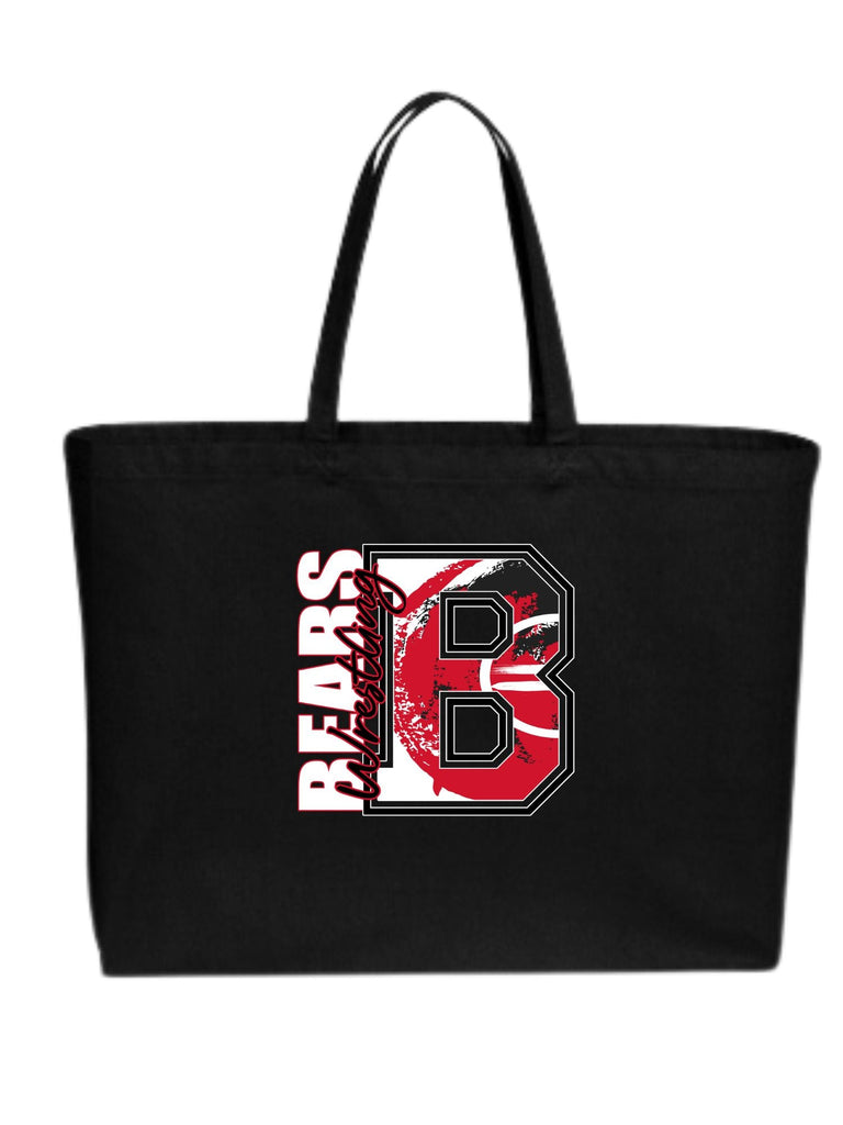 Wrestling Bears Jumbo Tote