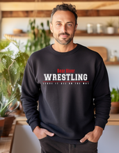 Load image into Gallery viewer, Boys Wrestling leave it on the mat Crewneck