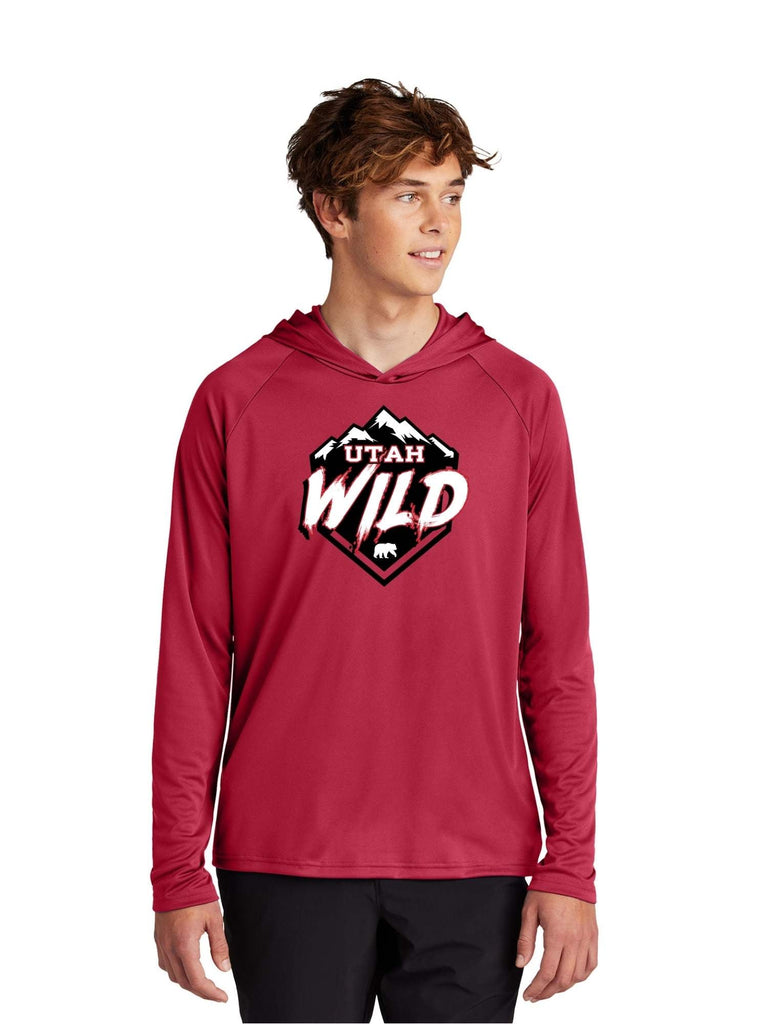 Utah Wild Crest Performance T-shirt Hoodie