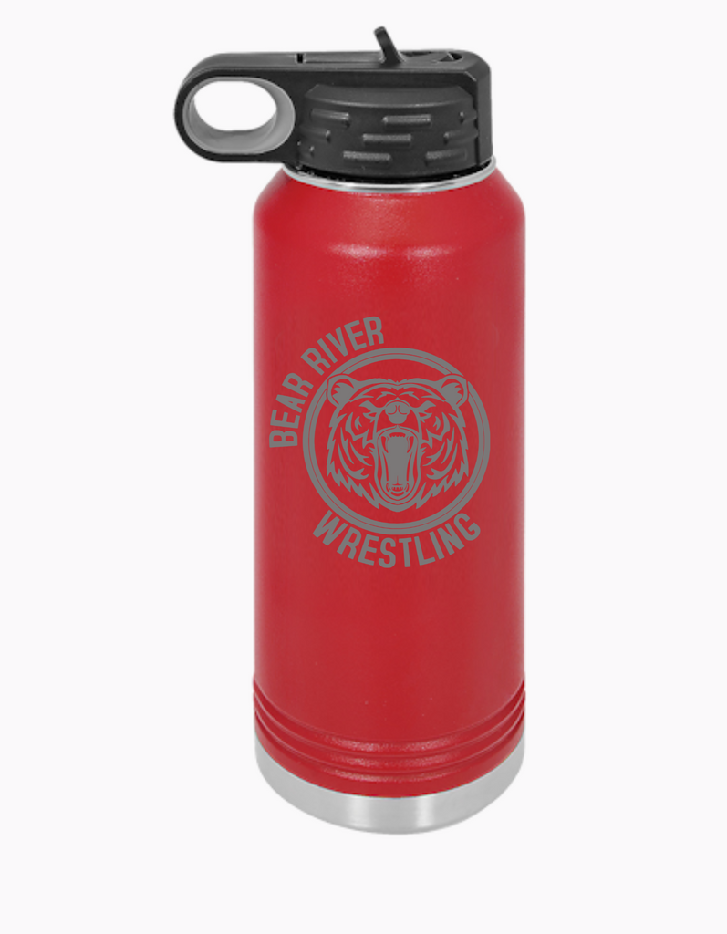 Boys Wrestling 32oz Insulated Water Bottle