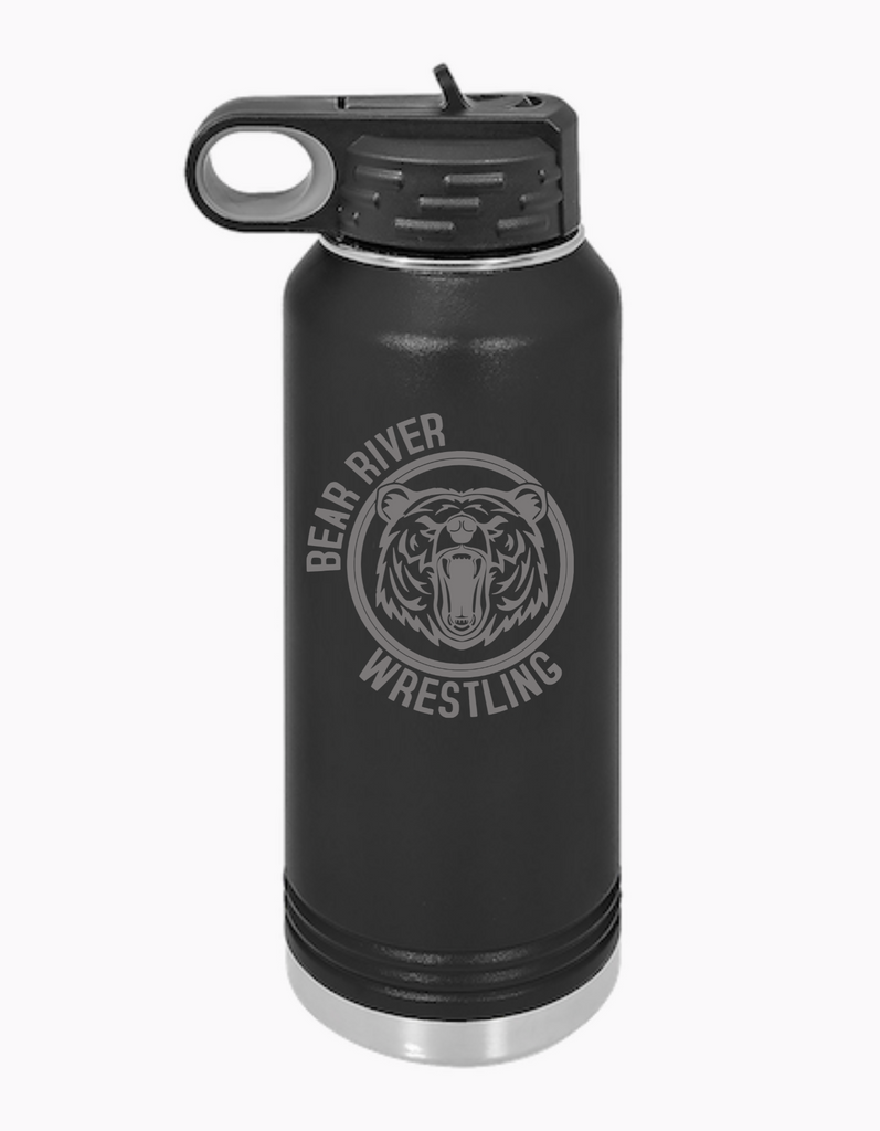 Boys Wrestling 32oz Insulated Water Bottle