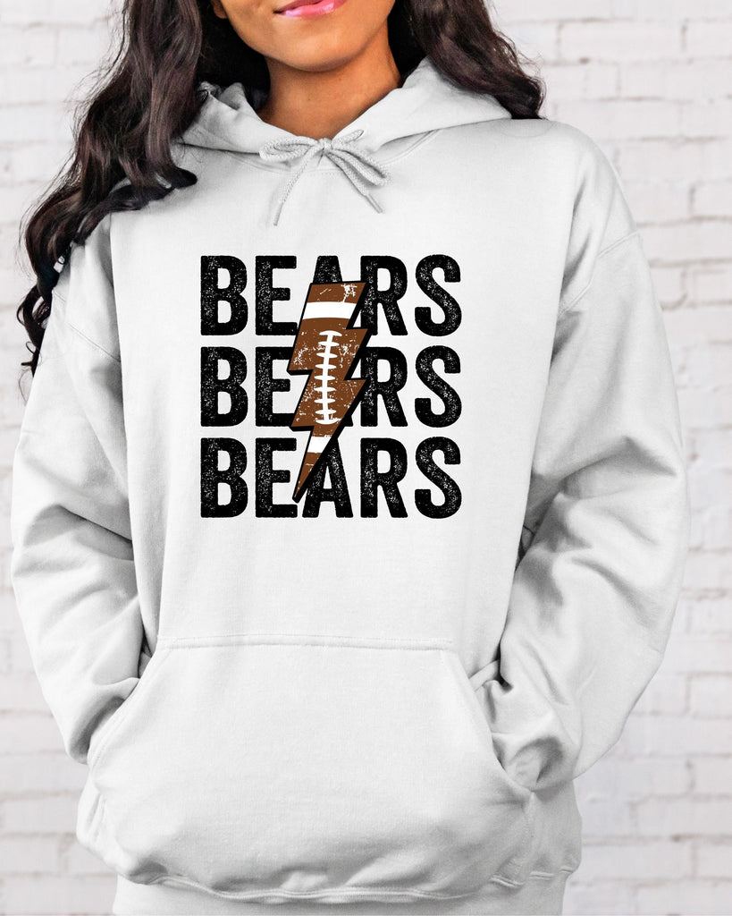 Bears Football Bolt Hoodie