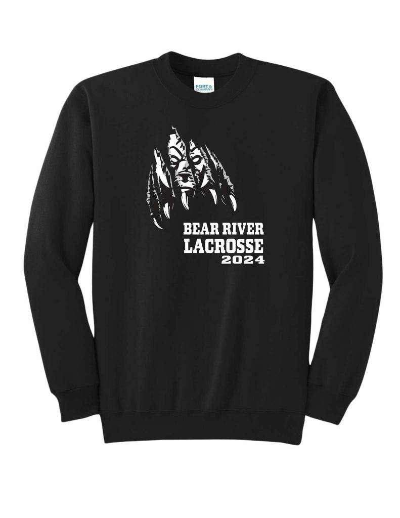 Boys Youth Lacrosse Claw Slash Crewneck- Adult & Youth Sizes