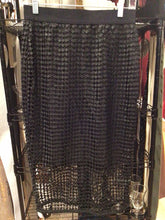 Load image into Gallery viewer, ANN TAYLOR BLACK NETTED SKIRT, size XS  #70