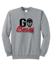 Load image into Gallery viewer, Boys Youth Lacrosse Go Bears Crewneck- Adult &amp; Youth Sizes