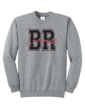 Load image into Gallery viewer, Boys Youth Lacrosse BR Lacrosse Cursive Crewneck- Adult &amp; Youth Sizes