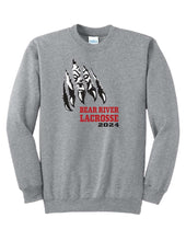 Load image into Gallery viewer, Boys Youth Lacrosse Claw Slash Crewneck- Adult &amp; Youth Sizes