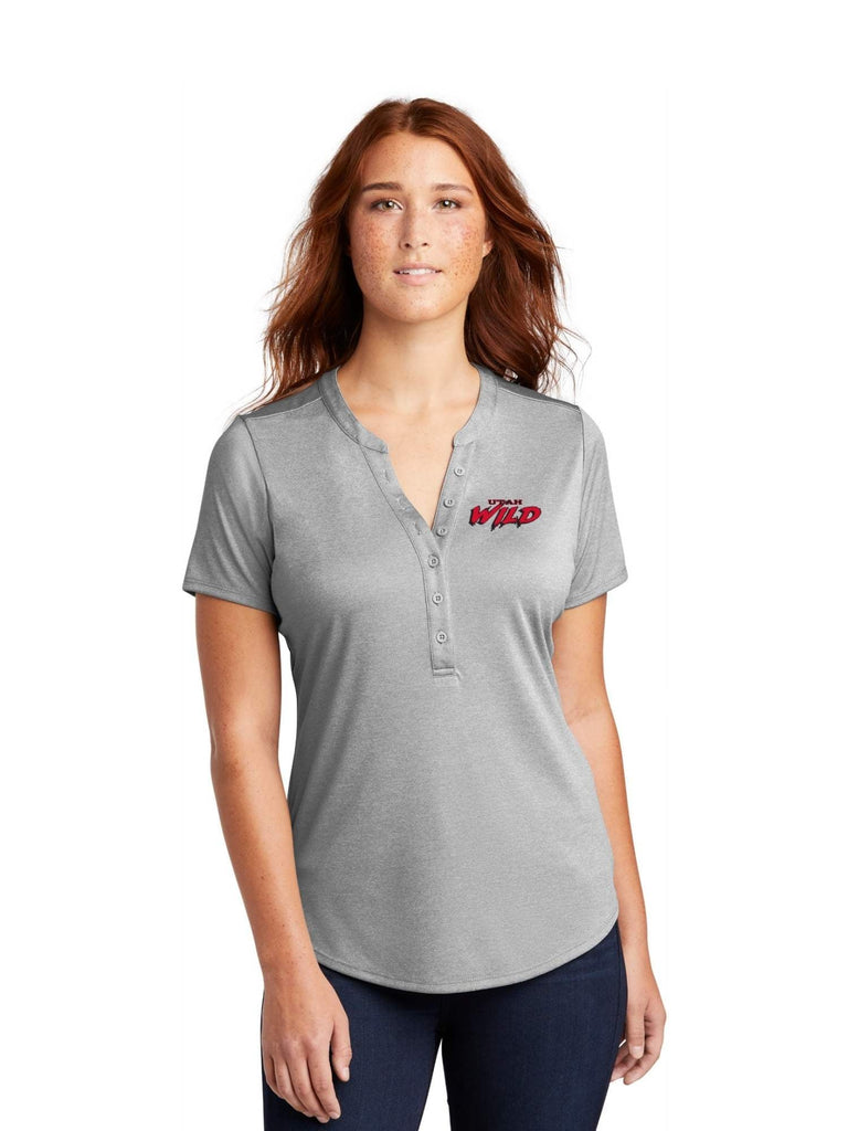 Utah Wild Performance Sport-Tek ® Ladies Endeavor Henley