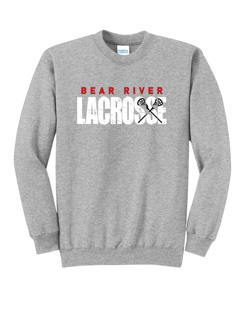 Bear River Lacrosse Grunge Crewneck