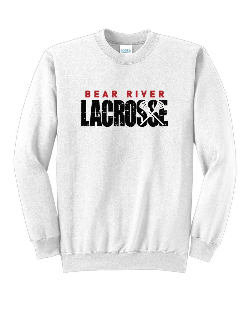 Bear River Lacrosse Grunge Crewneck