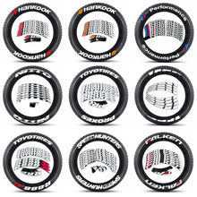 Load image into Gallery viewer, [One-piece set] Tire letter sticker one-piece set One-piece set Suitable for 4 tires No accessories included