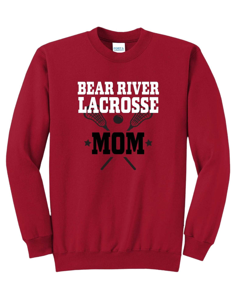 Boys Youth Lacrosse Lacrosse Mom Crewneck- Adult