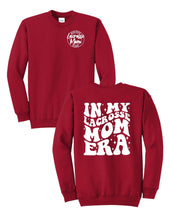 Load image into Gallery viewer, Boys Youth Lacrosse Mom Era Crewneck- Adult &amp; Youth Sizes