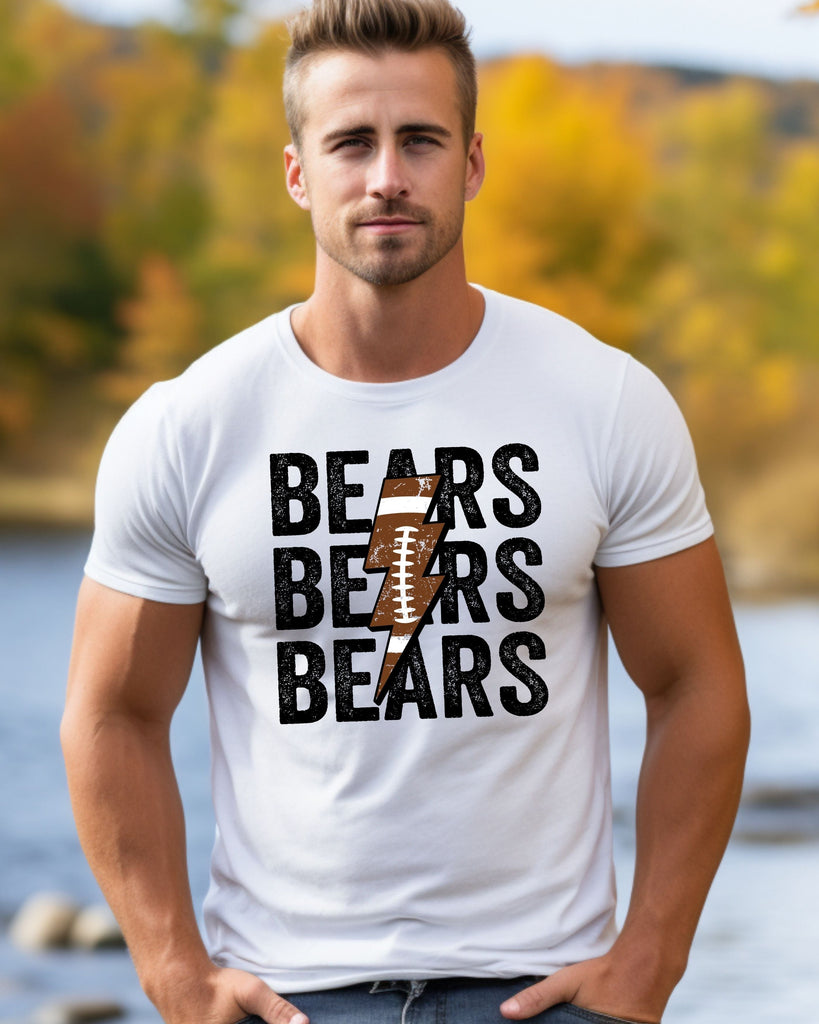 Bears Football Bolt T-shirt