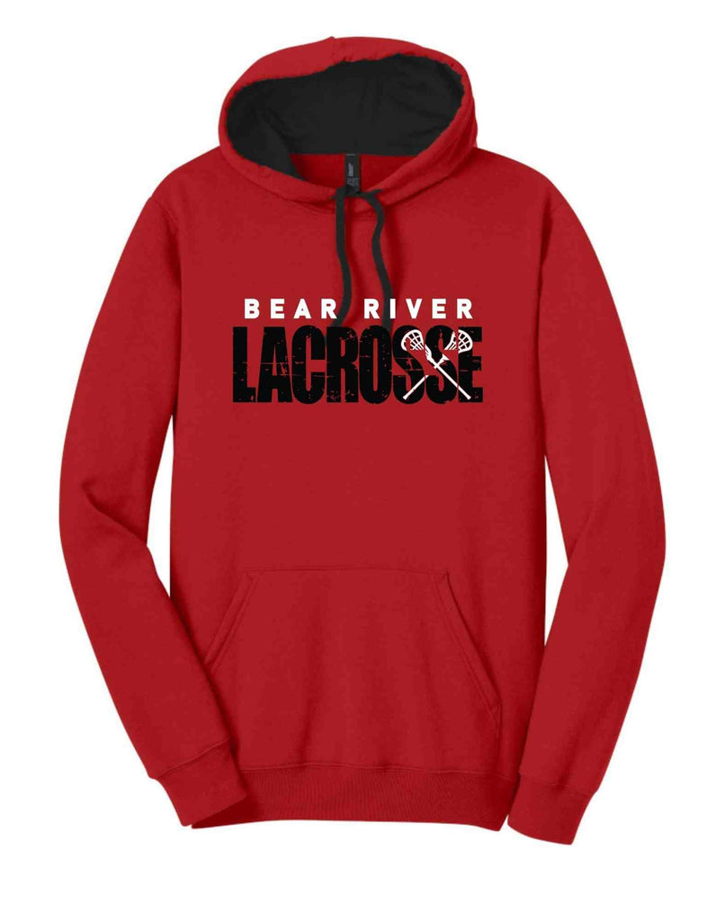 Bear River Lacrosse Grunge Hoodie