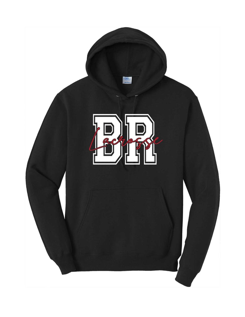 Boys Youth Lacrosse BR Lacrosse Cursive Hoodie- Adult & Youth Sizes