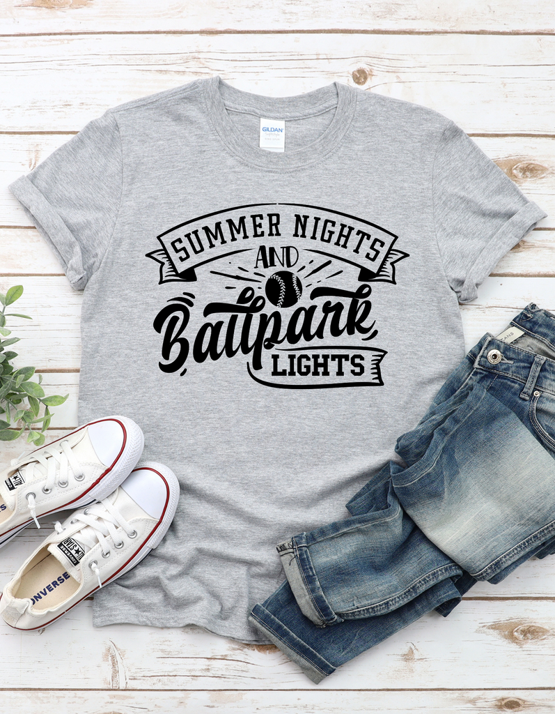 Summer Nights & Ballpark Lights T-Shirt