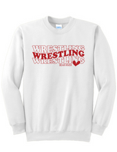 Load image into Gallery viewer, Boys Wrestling Heart Crewneck