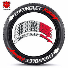 Load image into Gallery viewer, [One-piece set] Tire letter sticker one-piece set One-piece set Suitable for 4 tires No accessories included